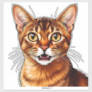 Zoek naar oranje kat stickers Tabby