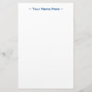 Zoek naar blauw briefpapier Naam