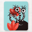 Zoek naar monsters muismatten Voor kinderen