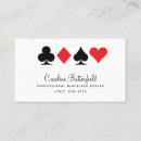 Zoek naar casino visitekaartjes Poker