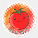 Zoek naar cartoon tomaat stickers Groente