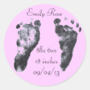 Zoek naar zwarte voetafdruk stickers Baby