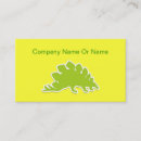 Zoek naar dinosaur visitekaartjes Dieren