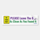 Zoek naar schone bumperstickers Schoon