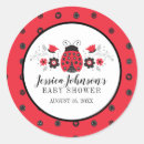 Zoek naar lieveheersbeestje baby shower stickers Ladybug