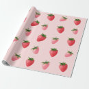 Zoek naar aardbeien cadeaupapier Waterverf