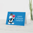 Zoek naar looney tune kaarten Sylvester