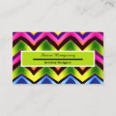 Zoek naar zigzag strepen visitekaartjes Modern