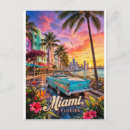 Zoek naar miami zonsondergang briefkaarten Florida