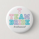 Zoek naar team buttons Bruidsmeisje