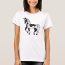 Zoek naar zwart paard tshirts Dier