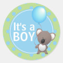 Zoek naar koala ronde stickers Jongen