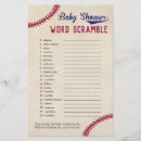 Zoek naar woorden flyers Baby shower