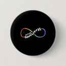 Zoek naar oneindig symbool buttons Regenboog