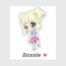 Zoek naar cartoon karakter stickers Meisje