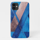 Zoek naar diagonale lijnen iphone hoesjes Blauw