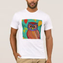 Zoek naar uil paar tshirts Kleurrijk