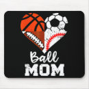 Zoek naar basketbal bal muismatten Hart