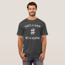 Zoek naar hashtag symbool tshirts Sociale media
