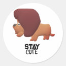 Zoek naar cartoon leeuw stickers Wild