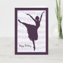 Zoek naar dansen silhouet kaarten Ballet