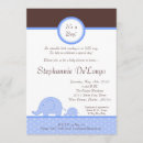 Zoek naar blue elephant uitnodigingen Chic