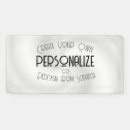 Zoek naar lege spandoeken Personalisatie