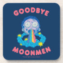 Zoek naar netwerk onderzetters Rick en morty