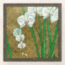 Zoek naar groene bloemen onderzetters Abstract