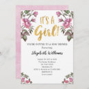 Zoek naar donkerroze uitnodigingen Een meisje