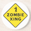 Zoek naar zombie onderzetters Halloween
