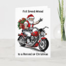 Zoek naar motorfiets kerstman kaarten Motorrijder