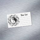 Zoek naar yin yang symbool visitekaartjes Meditatie