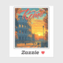 Zoek naar vintage reisposter stickers Illustratie