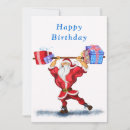 Zoek naar cartoon kerstman kaarten Santa