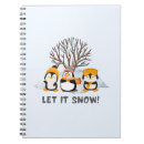 Zoek naar grappige pinguin notitieboeken Winter