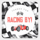Zoek naar rode raceauto stickers Snelle