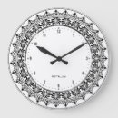 Zoek naar circle klokken Zwart