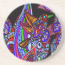 Zoek naar zwarte vogel onderzetters Voor haar