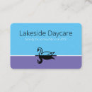 Zoek naar witte zwaan visitekaartjes Blauw