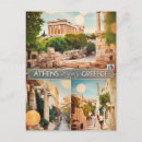 Zoek naar akropolis briefkaarten Griekse skyline vakantie