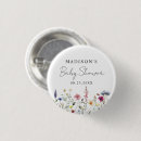 Zoek naar babyshower buttons Bloemen