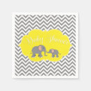 Zoek naar gele chevron servetten Baby shower