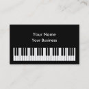 Zoek naar toetsenbord visitekaartjes Muziek