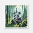 Zoek naar panda verjaardag servetten Groen