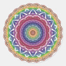 Zoek naar regenboog mandala stickers Kleurrijk