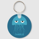 Zoek naar kwal sleutelhangers Illustratie