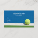 Zoek naar tennisbal visitekaartjes Instructeur