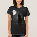 Zoek naar volle maan tshirts Zwarte kat