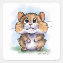 Zoek naar cartoon hamster stickers Grappig